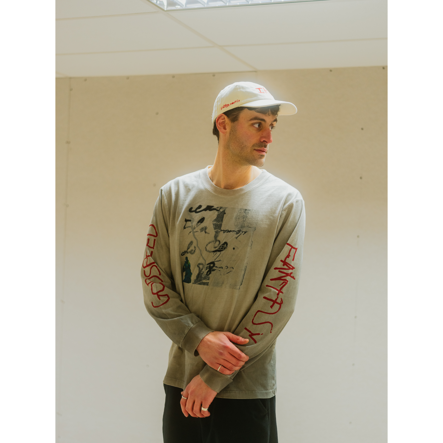 IRL Embroidered Cap - Natural