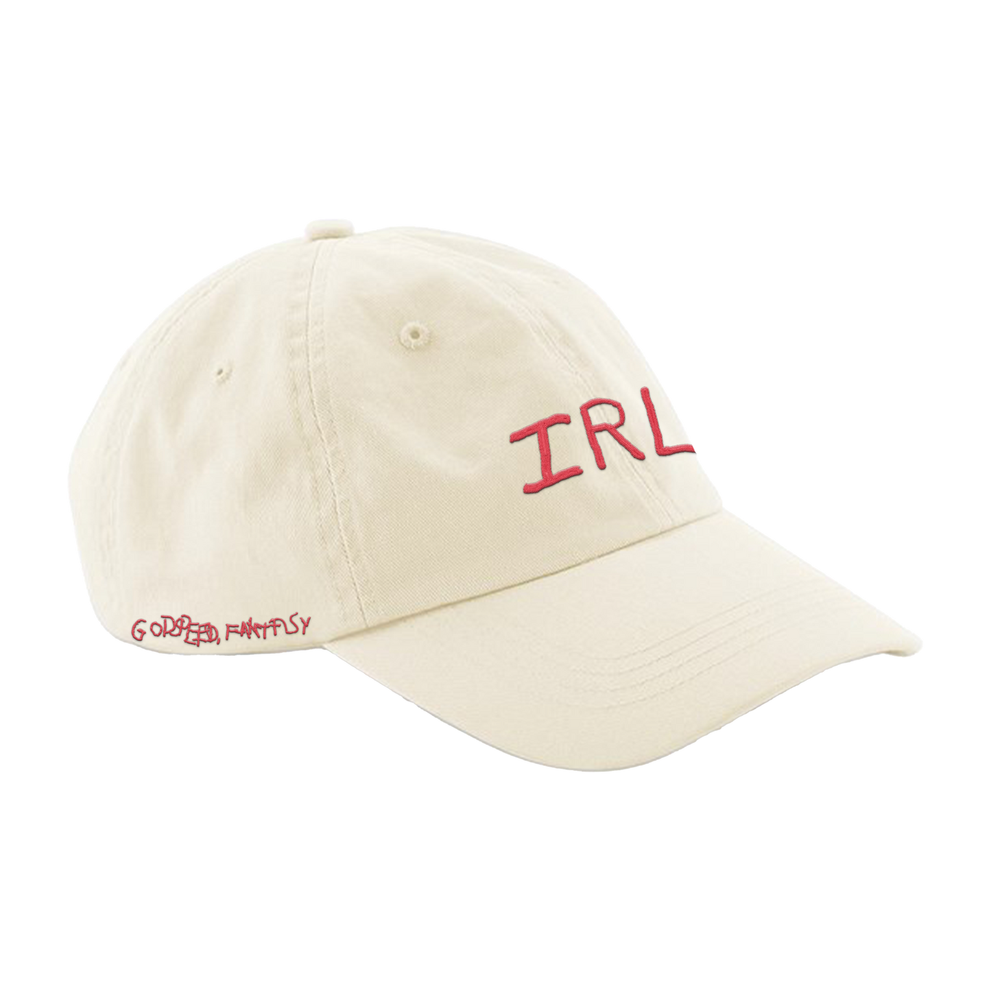 IRL Embroidered Cap - Natural